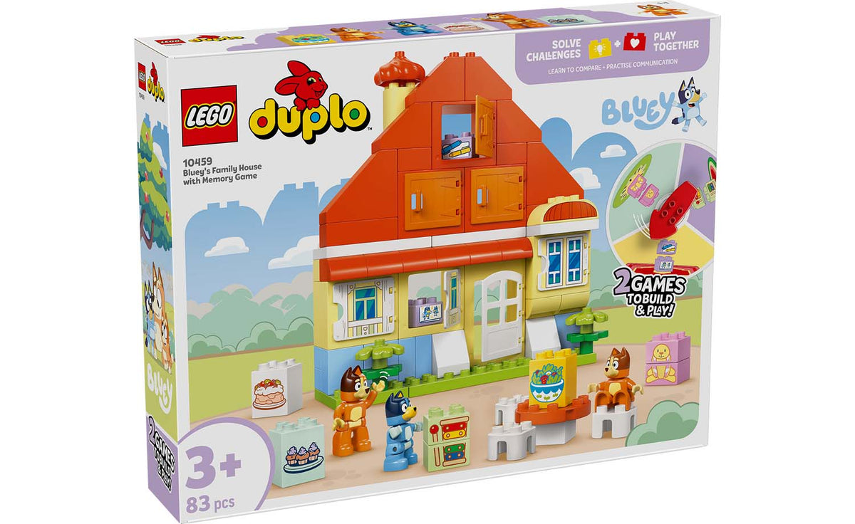 10459 | LEGO® DUPLO® Bluey's Family House with Memory Game