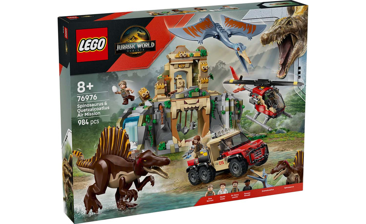 76976 | LEGO® Jurassic World™ Spinosaurus & Quetzalcoatlus Air Mission
